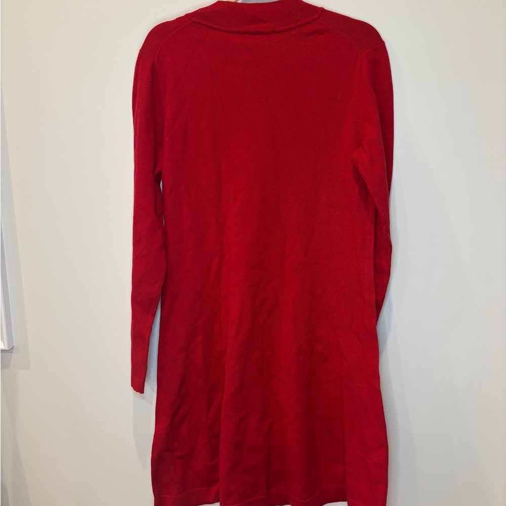 CeCe Red Midi Dress - Picture 5 of 8